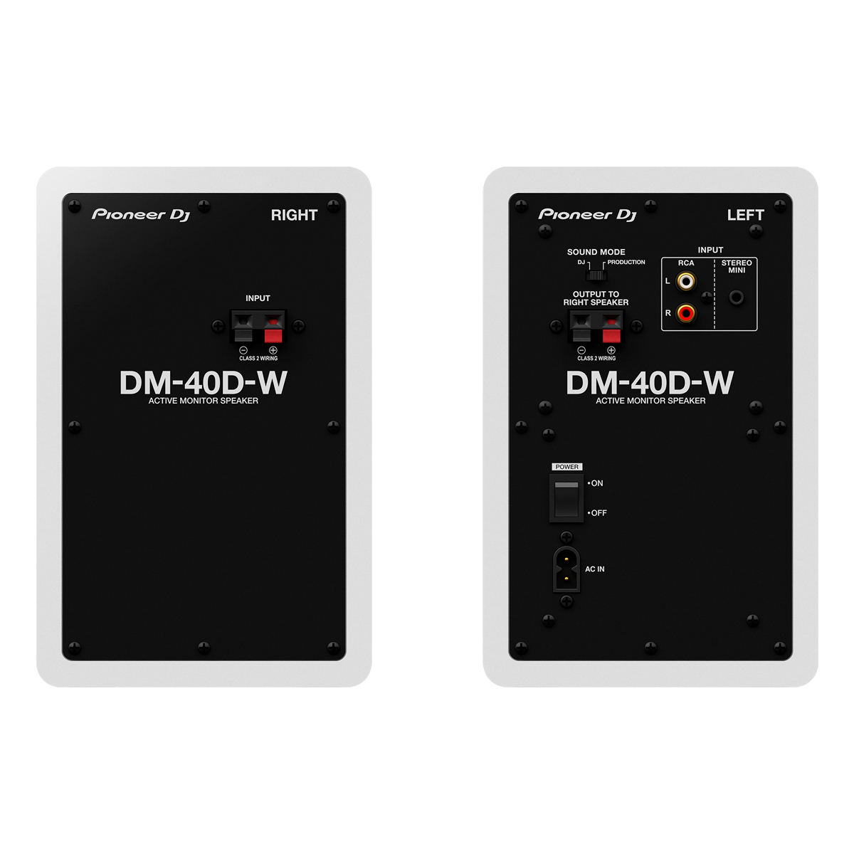 Aperfeiçoe sua audição com os Monitores Pioneer DM-40D-W