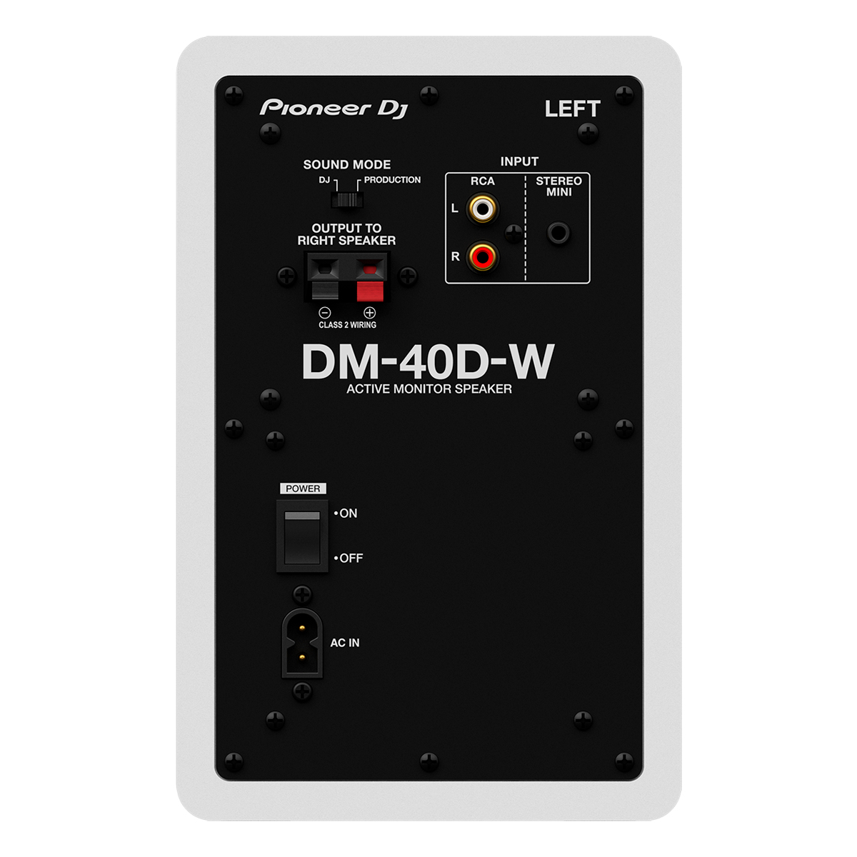 Aperfeiçoe sua audição com os Monitores Pioneer DM-40D-W