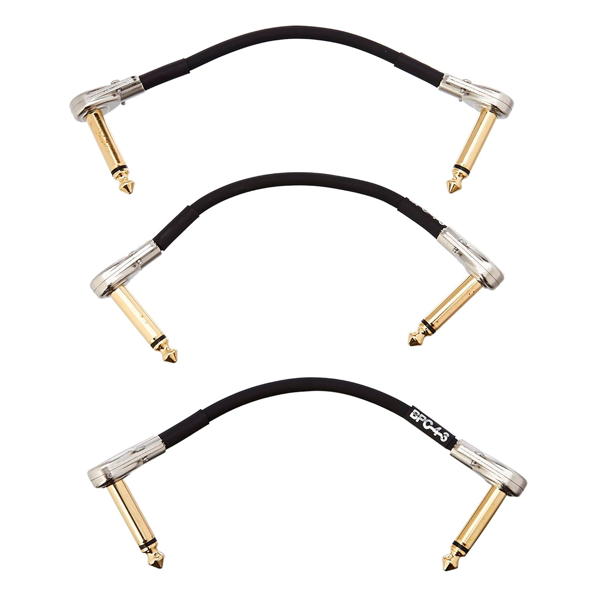 3-Pack! Boss BPC-4-3 Slimline Pedal Patch Cable 4 In./10 Cm - Foto 2