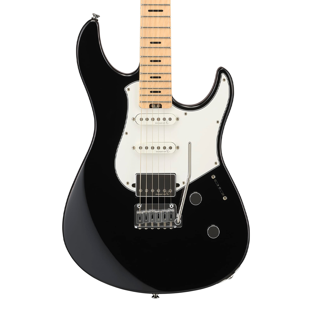Guitarra Yamaha Pacifica PACS+12M Black – Versatilidade e Estilo