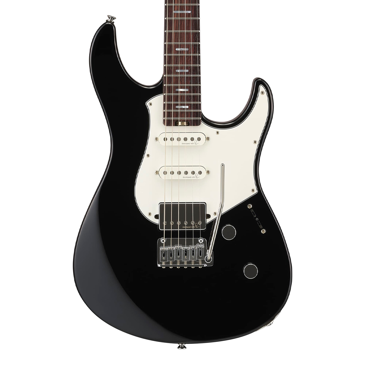 Guitarra Yamaha Pacifica PACS+12 Black – Versatilidade e Estilo