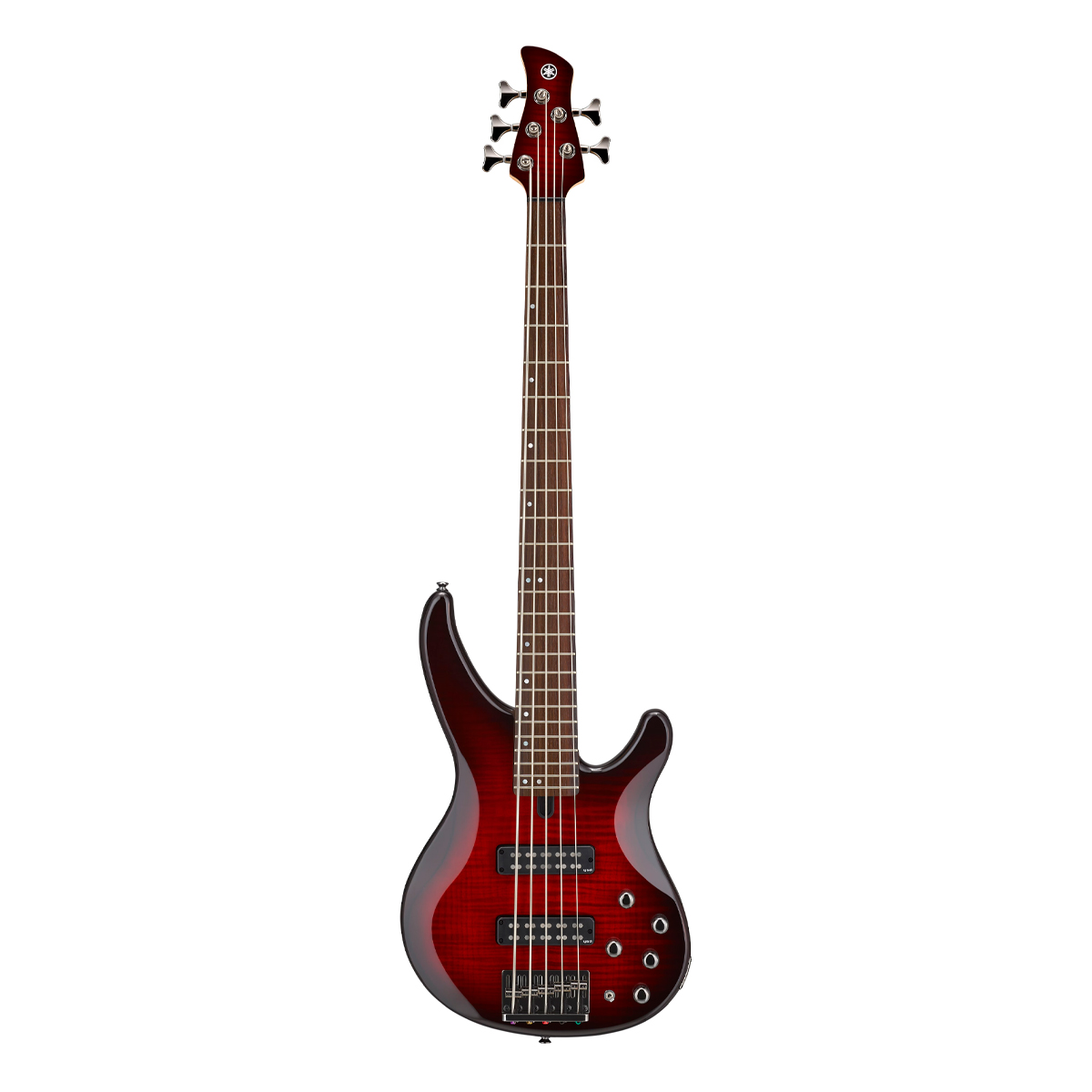 【10905】 YAMAHA TRBX605FM MA 5弦ベース ② Baixo 5 cordas Yamaha TRBX605FM Dark Red Burst - Estilo e Potência