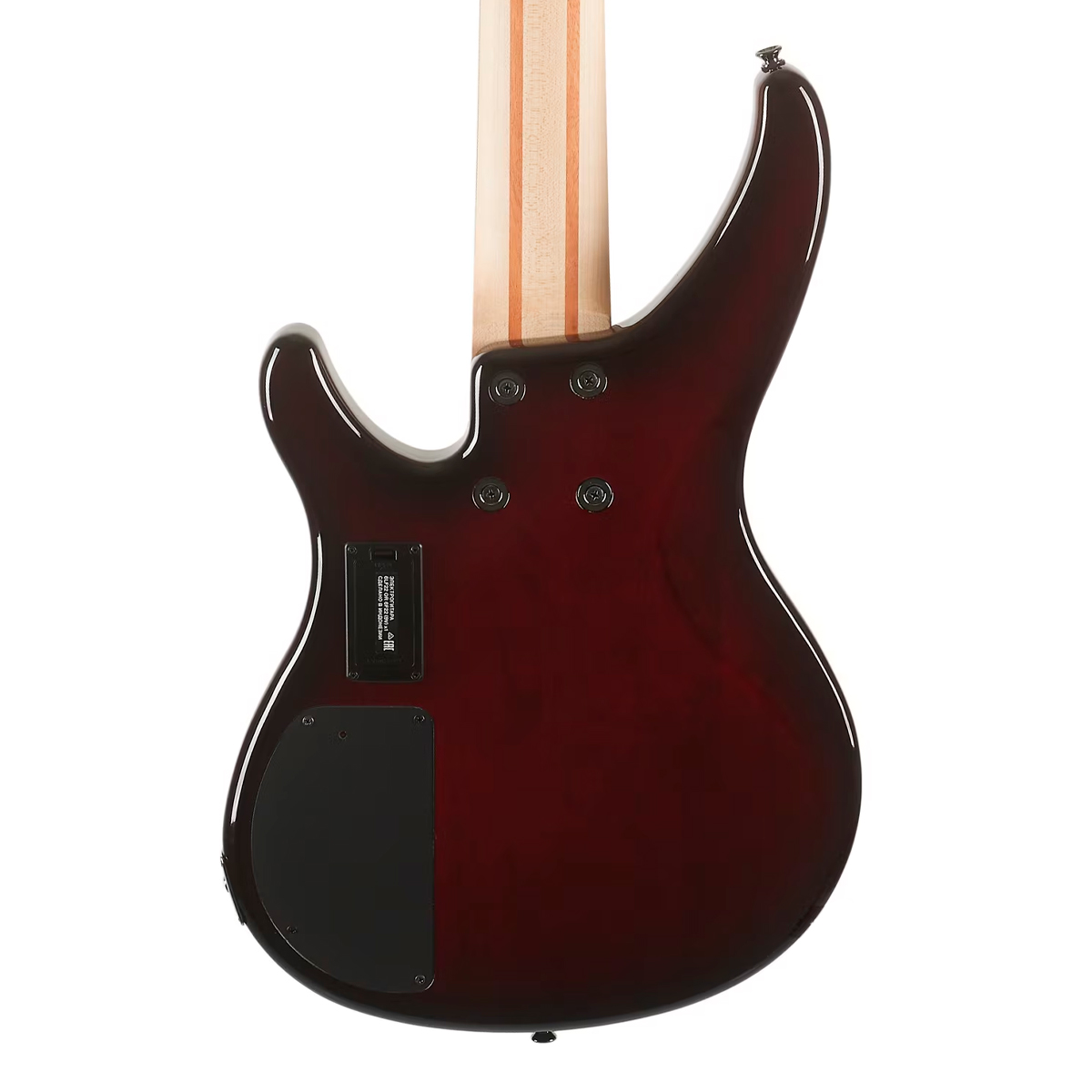 Baixo 5 cordas Yamaha TRBX605FM Dark Red Burst - Estilo e Potência