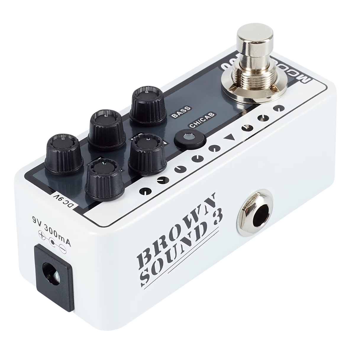 Pedal Preamp Mooer 005 Brown Sound 3 – Amplificador Britânico