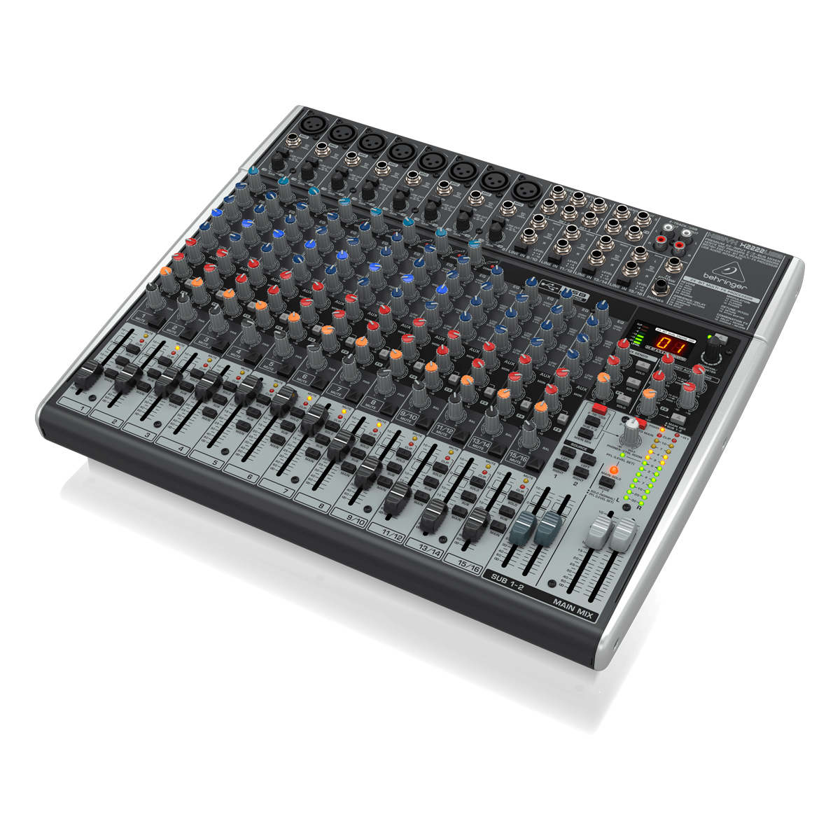 Mesa de Som Behringer X2222USB - 22 Canais, Interface USB