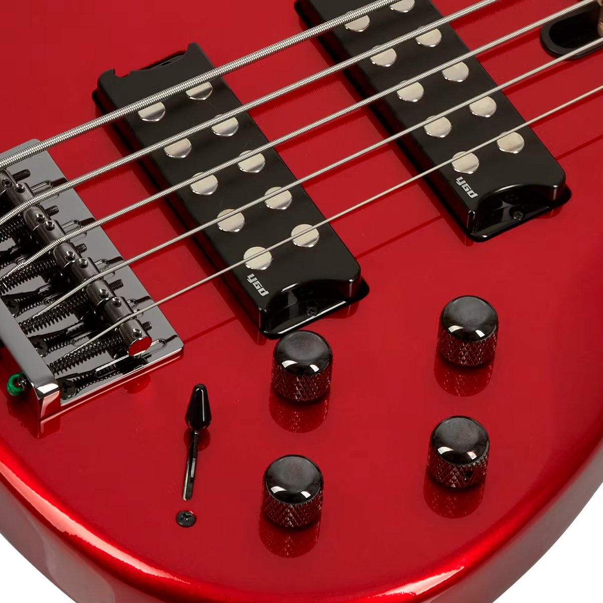 Baixo Yamaha TRBX305 Vermelho - Performance Superior em 5 Cordas