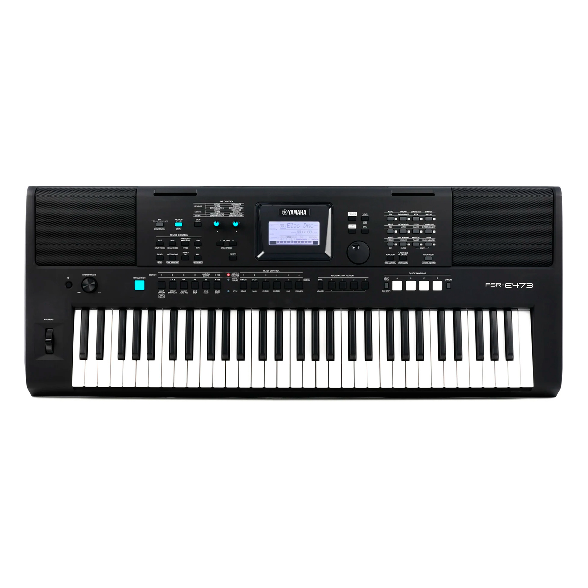 Yamaha PSR-E473 61鍵 フルセット Kit Teclado Yamaha PSR-E473: Suporte e Banco Inclusos