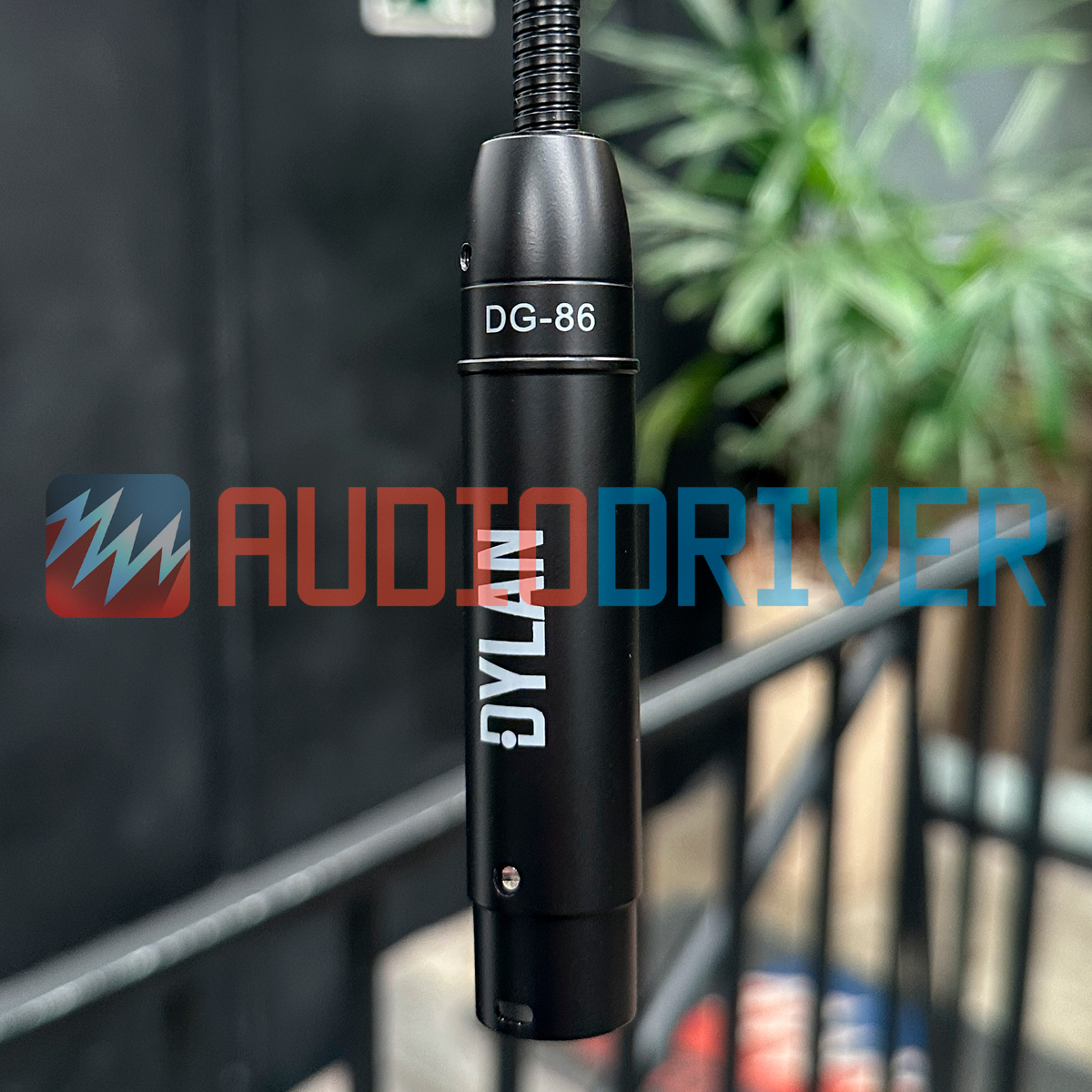 Microfone Gooseneck Dylan DG-86 Black - Áudio Profissional