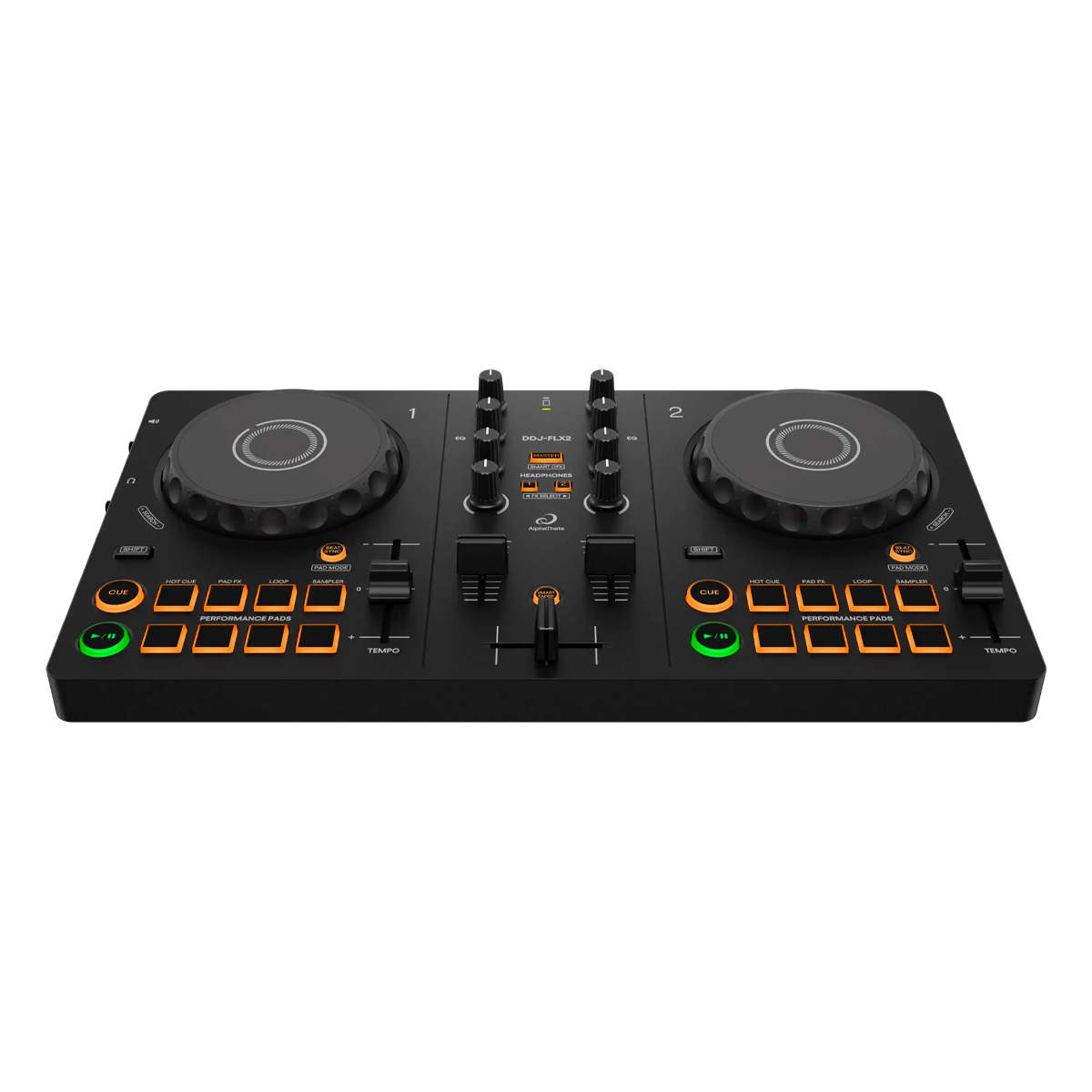AlphaTheta DDJ-FLX2 – Sucessora da DDJ-200 com Bluetooth