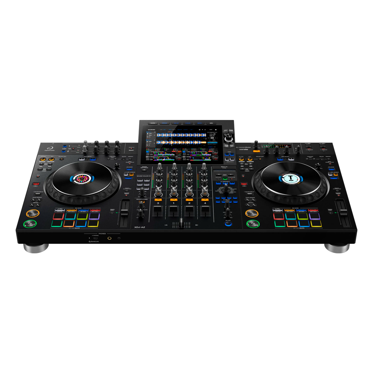Controladora DJ 4 Canais AlphaTheta XDJ-AZ com Tela Touchscreen