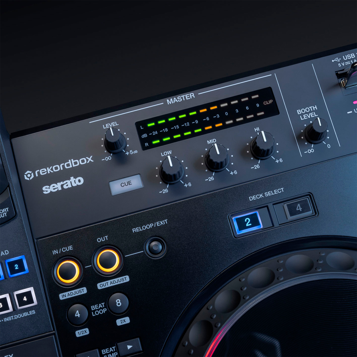 Controladora DJ 4 Canais AlphaTheta XDJ-AZ com Tela Touchscreen
