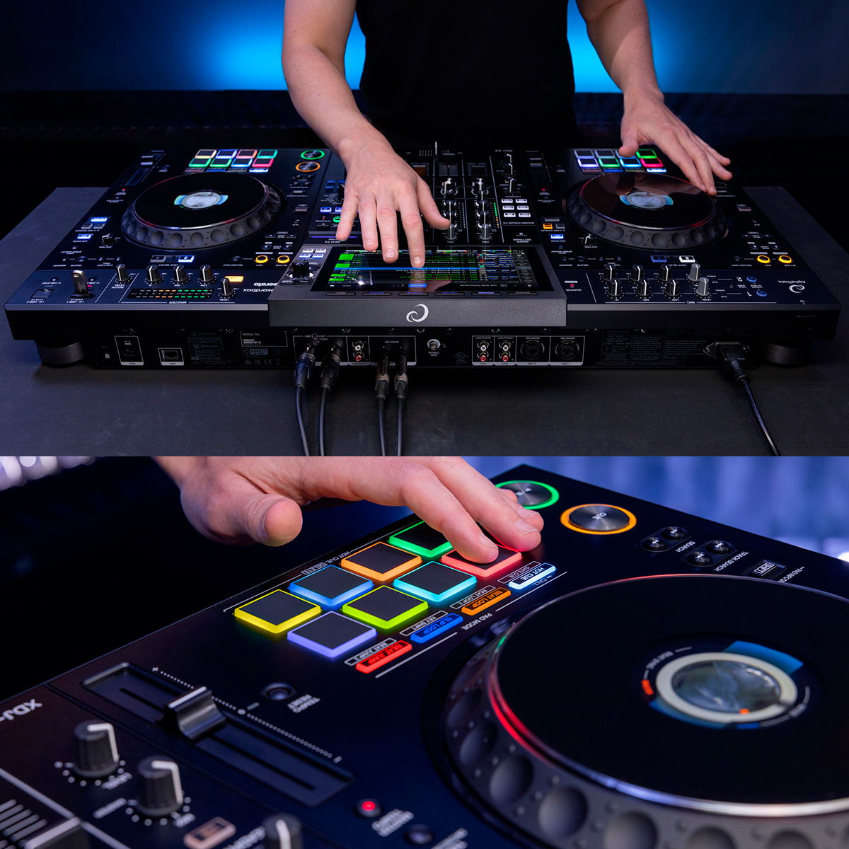 Controladora DJ 4 Canais AlphaTheta XDJ-AZ com Tela Touchscreen