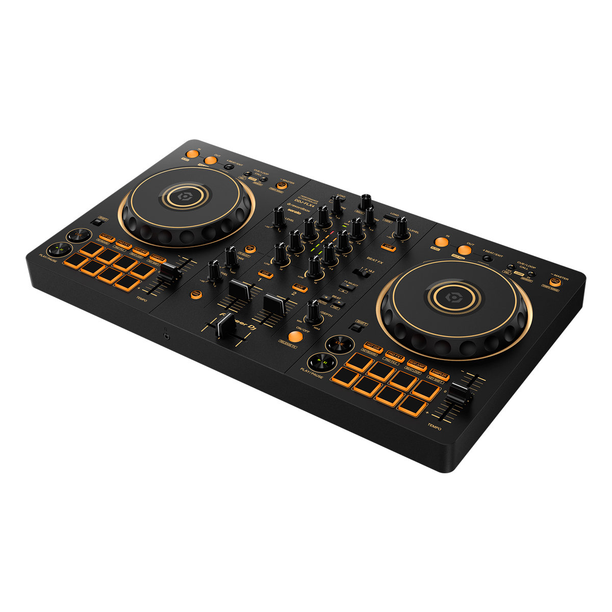 Controladora DJ 2 Canais Pioneer DDJ-FLX4-N Gold | Compacta e