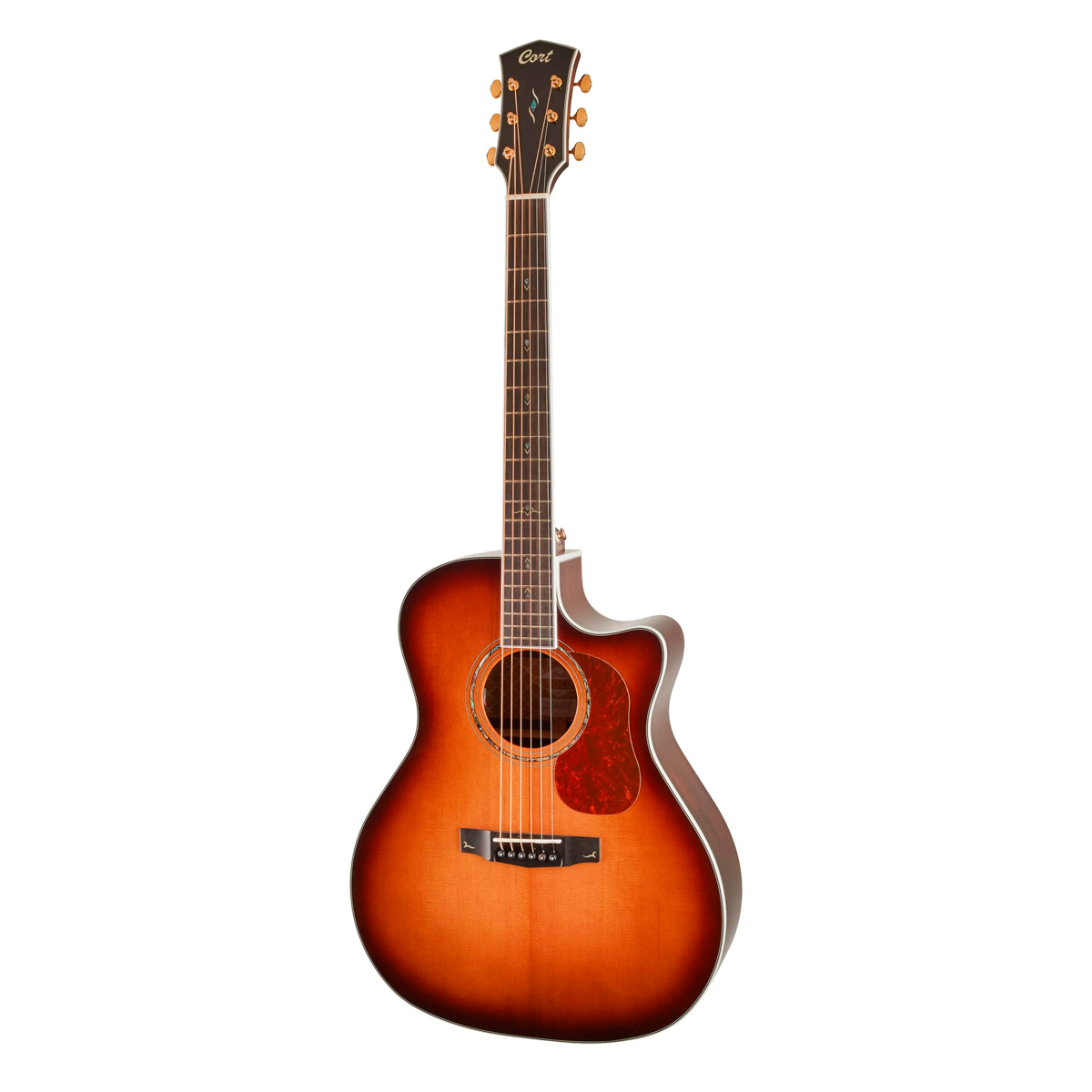 CORT Gold-A8 Light Burst アコギ エレアコ Violão Cort A8 Gold Light Burst – Estilo, Timbre e Performance