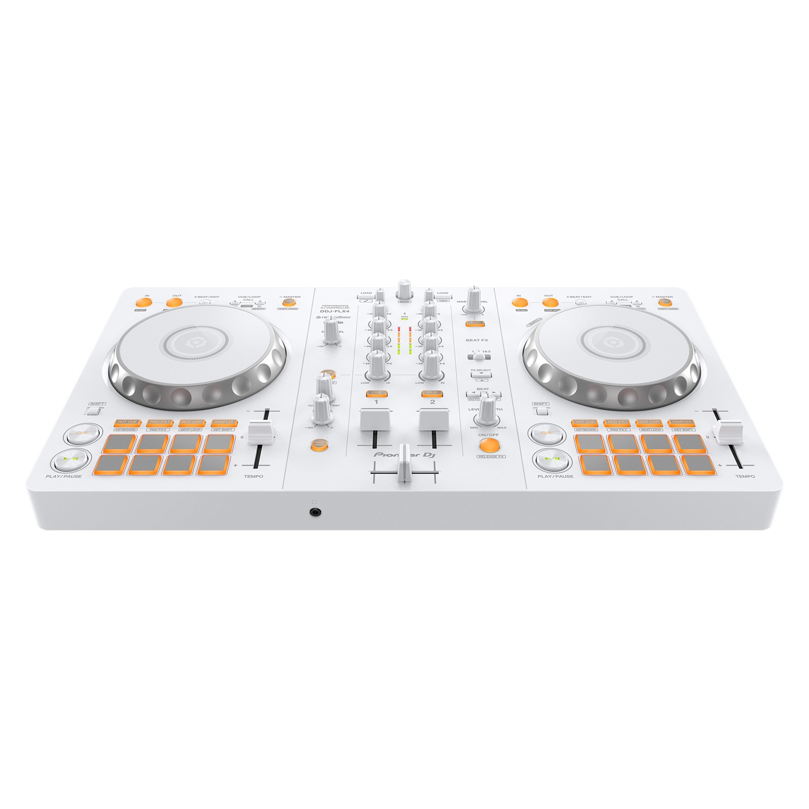 Controladora DJ 2 Canais Pioneer DDJ-FLX4-W White | Compacta e