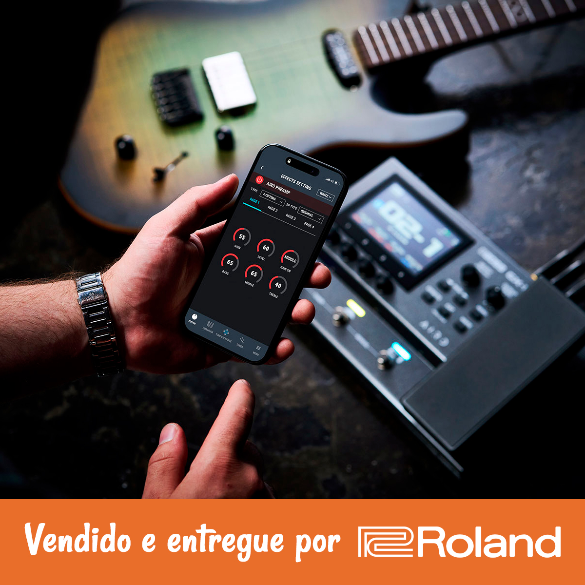 Pedaleira Boss GX-10: Touchscreen, AIRD e 170 Efeitos TOP