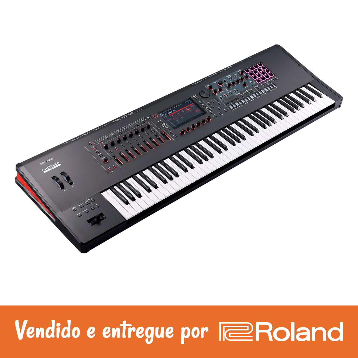 Teclado Roland FANTOM 7 EX: 76 Teclas, ZEN-Core e Expansões TOP
