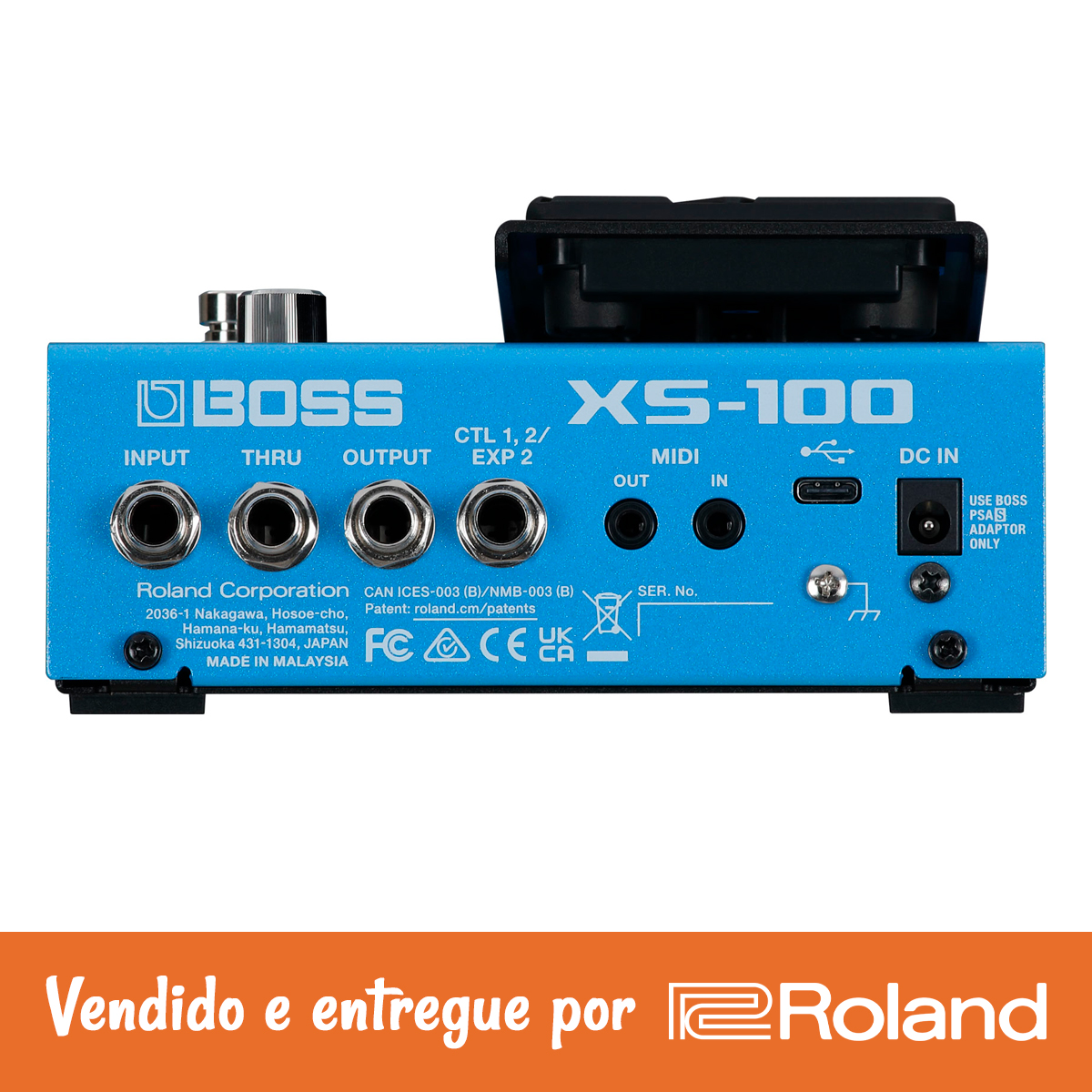 Pedal BOSS XS-100: Whammy MIDI, 8 Oitavas e Pitch Shifting
