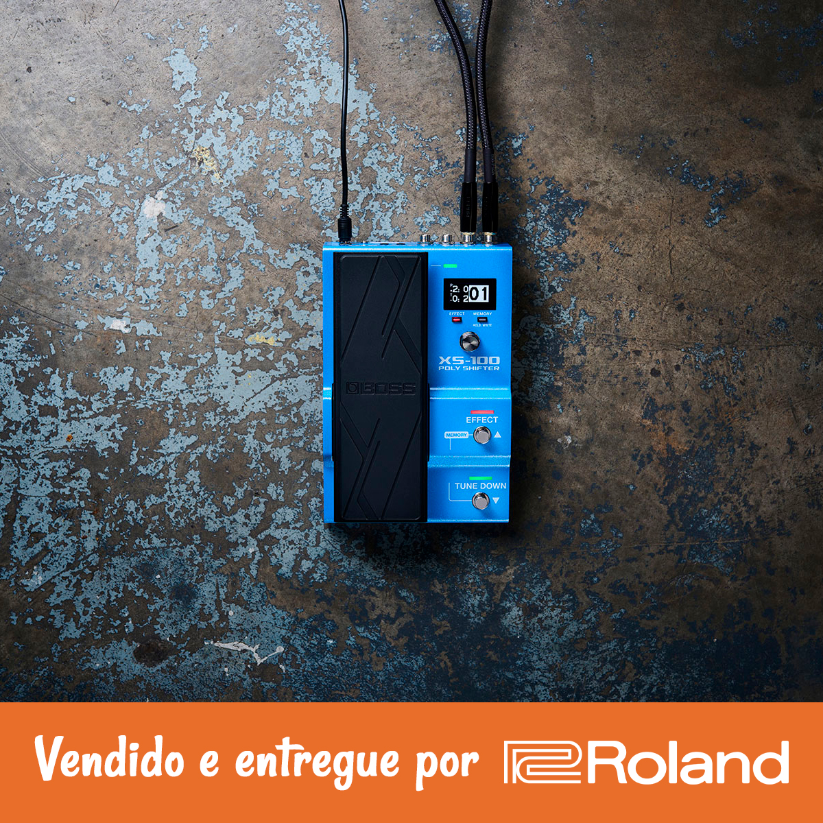Pedal BOSS XS-100: Whammy MIDI, 8 Oitavas e Pitch Shifting