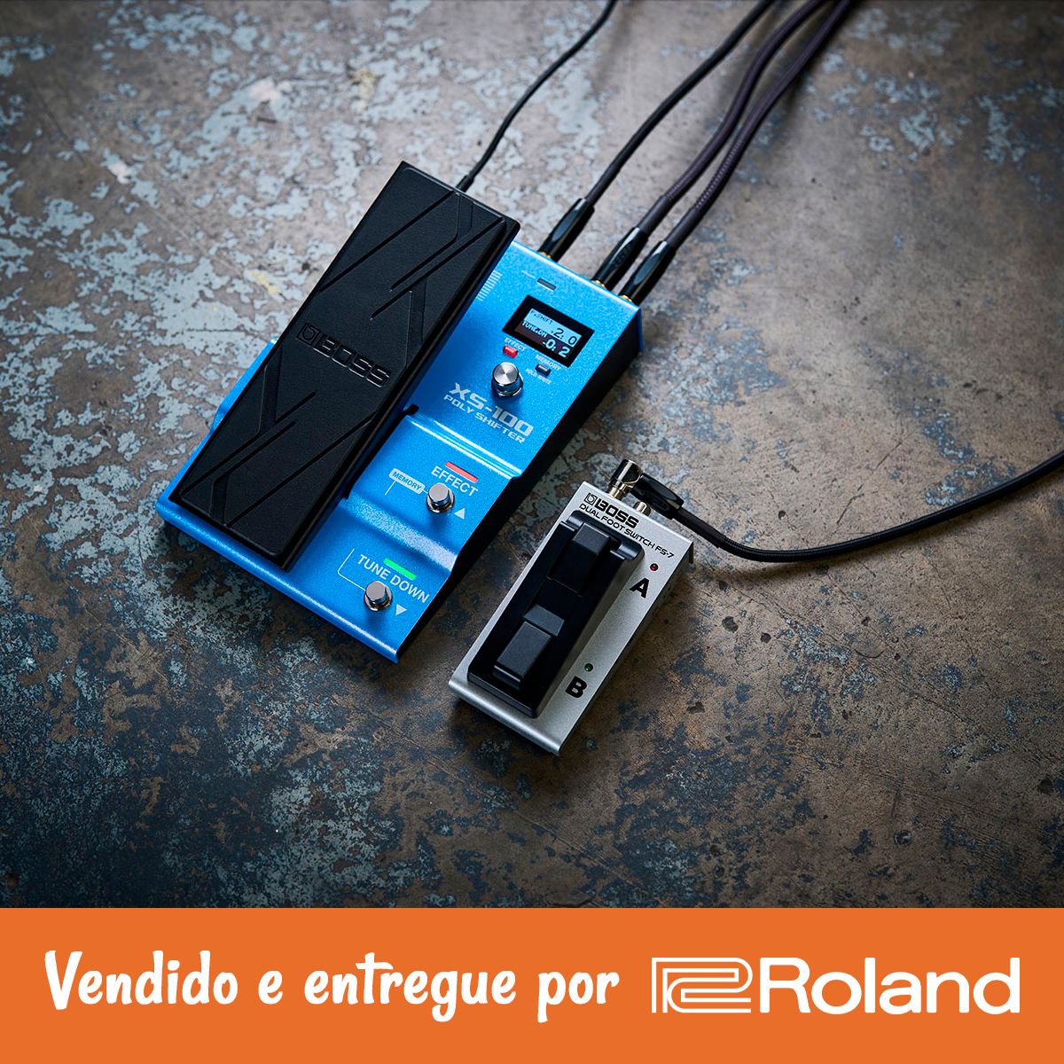 Pedal BOSS XS-100: Whammy MIDI, 8 Oitavas e Pitch Shifting