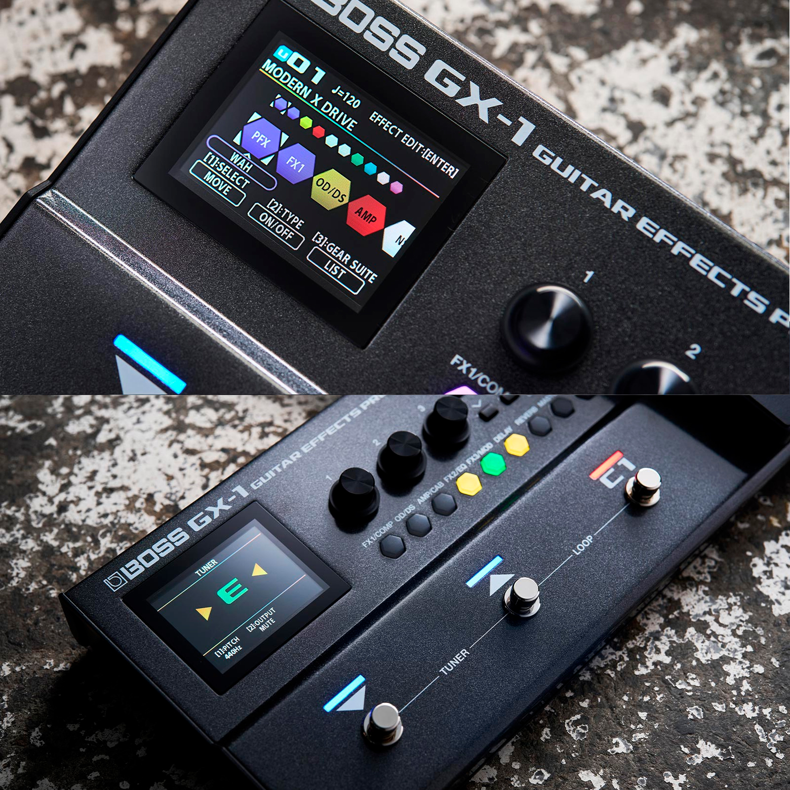 Pedaleira para Guitarra BOSS GX-1 Processador de Efeitos AIRD