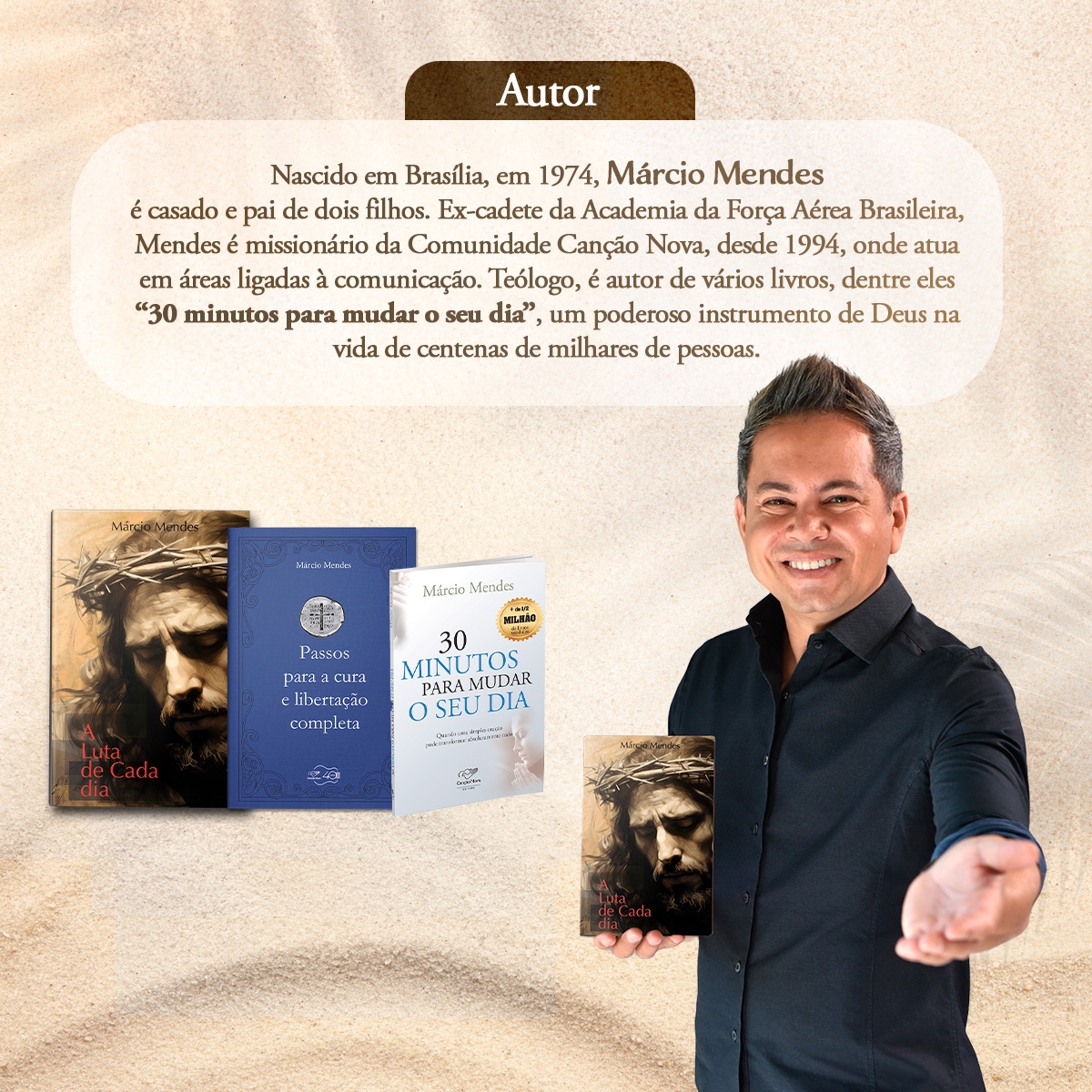 Livro A Luta de Cada Dia - Retiro Quaresmal 2025 Canção Nova - Marcio ...