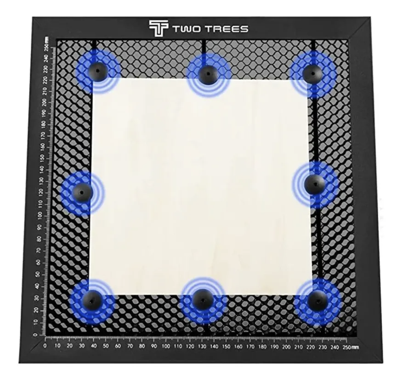 T82 タイプライターデスク ESSEN Mesa de Trabalho Colmeia 40 x 40 cm Twotrees - Translaser
