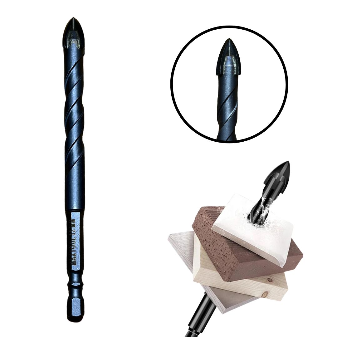 Broca Fura Tudo Multiuso - Cerâmica, Vidro, Madeira - ABRASHOP - Sua ...