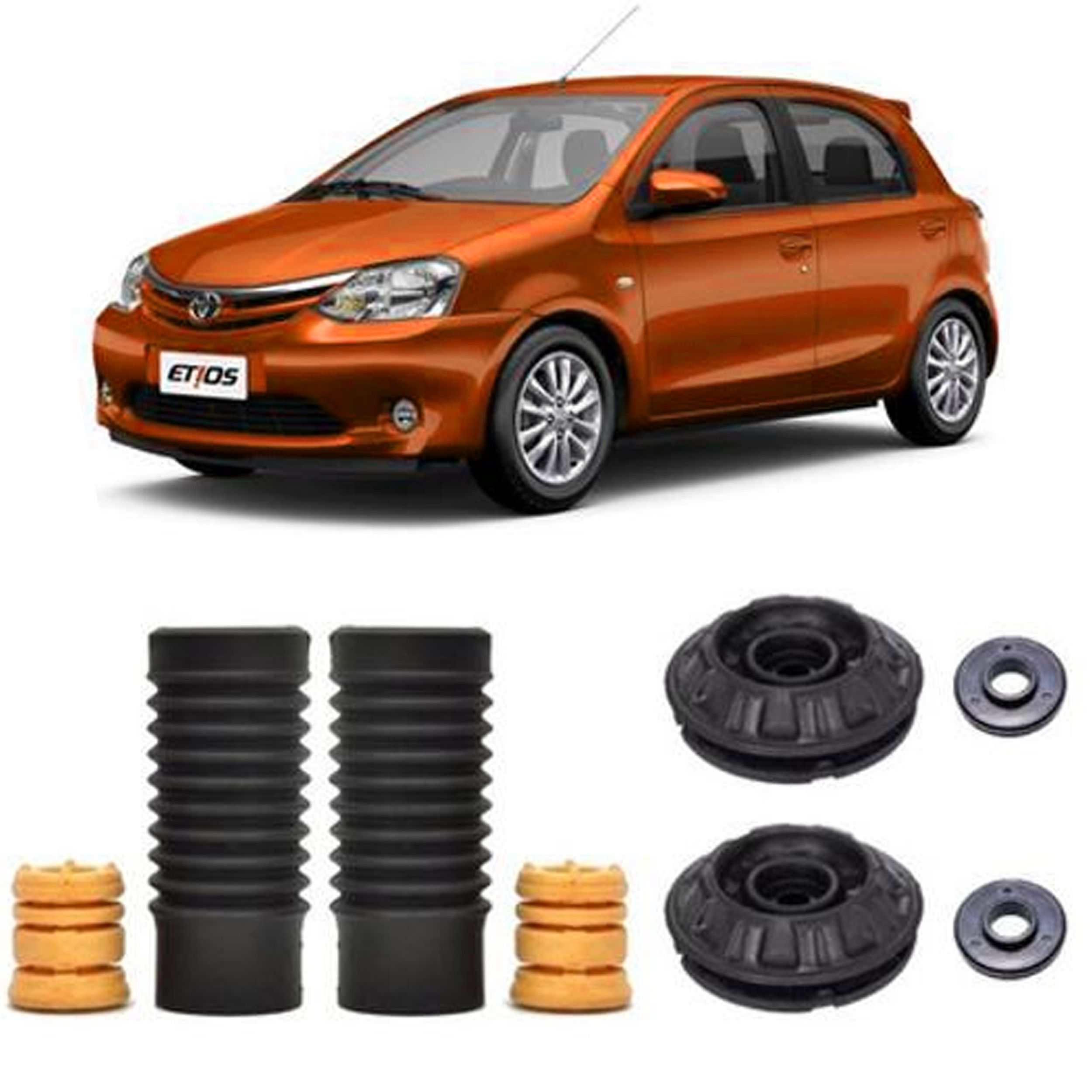 Kit Da Suspensão Dianteira Toyota Etios 2012 2013 2014 2015 2016 2017
