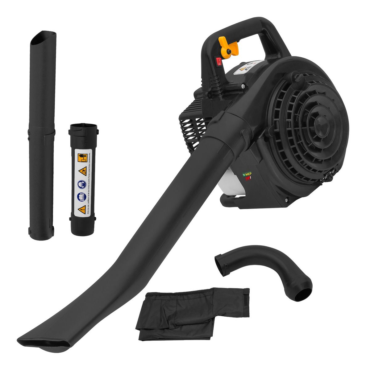 Soprador de Folhas a Gasolina Zmax GBV26E 26cc 2t com Aspirador ...