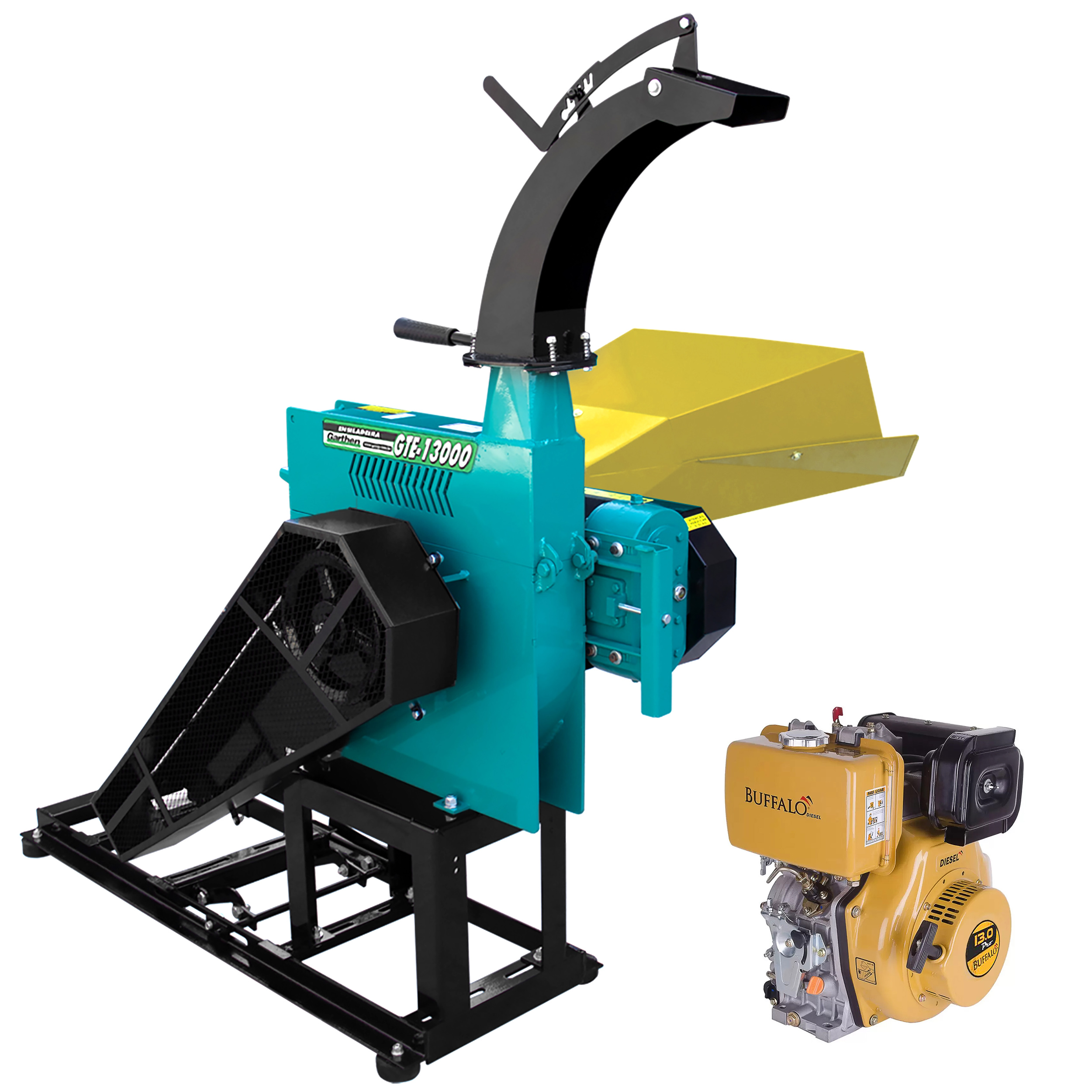 Ensiladeira Garthen Gte-13.000CbN D com Motor Buffalo Bfde Ensiladeira Garthen Gte-13.000CbN D com Motor Buffalo Bfde