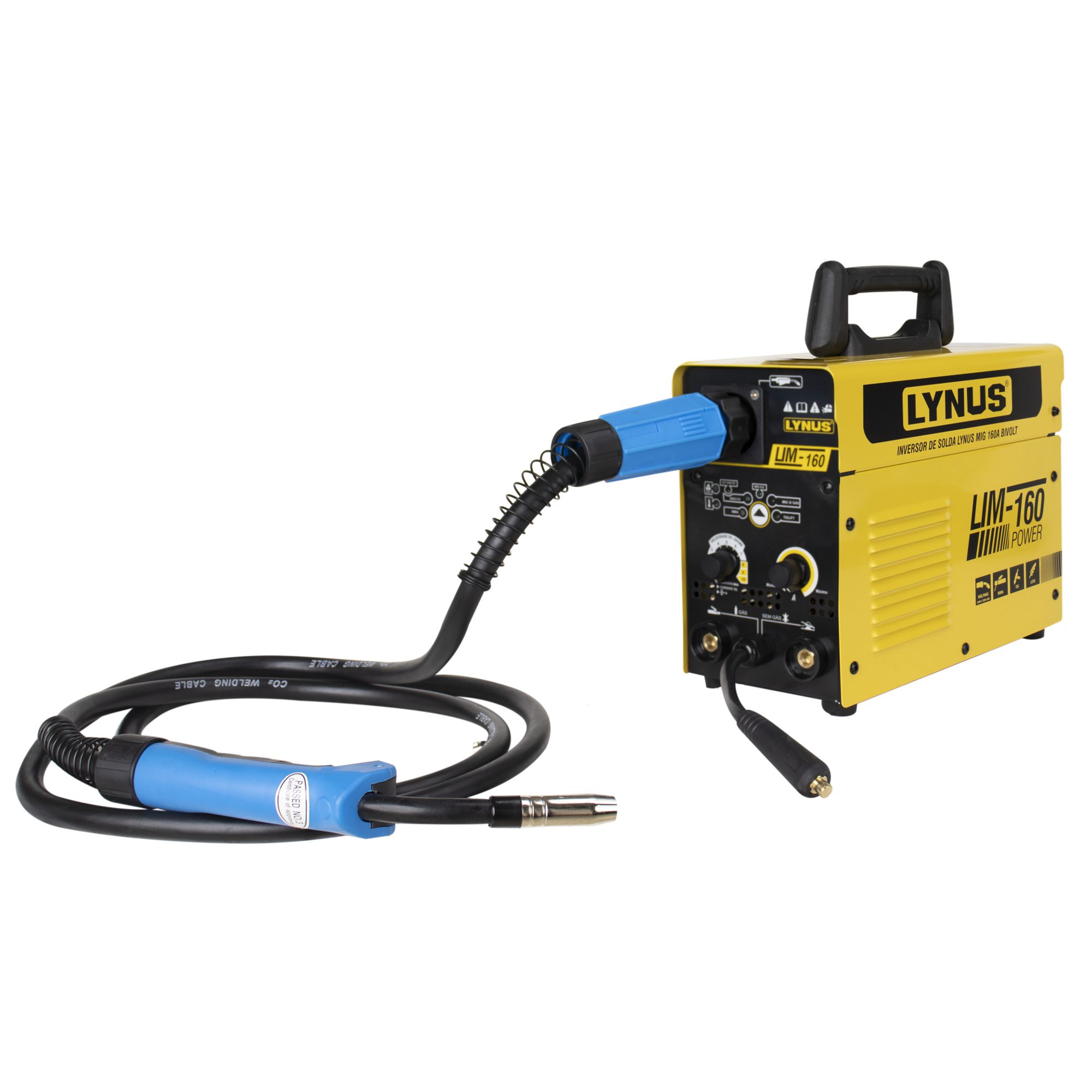 Inversor de Solda Mig Tig Mma Lynus Lim-160 160A Bivolt Ml6 ...