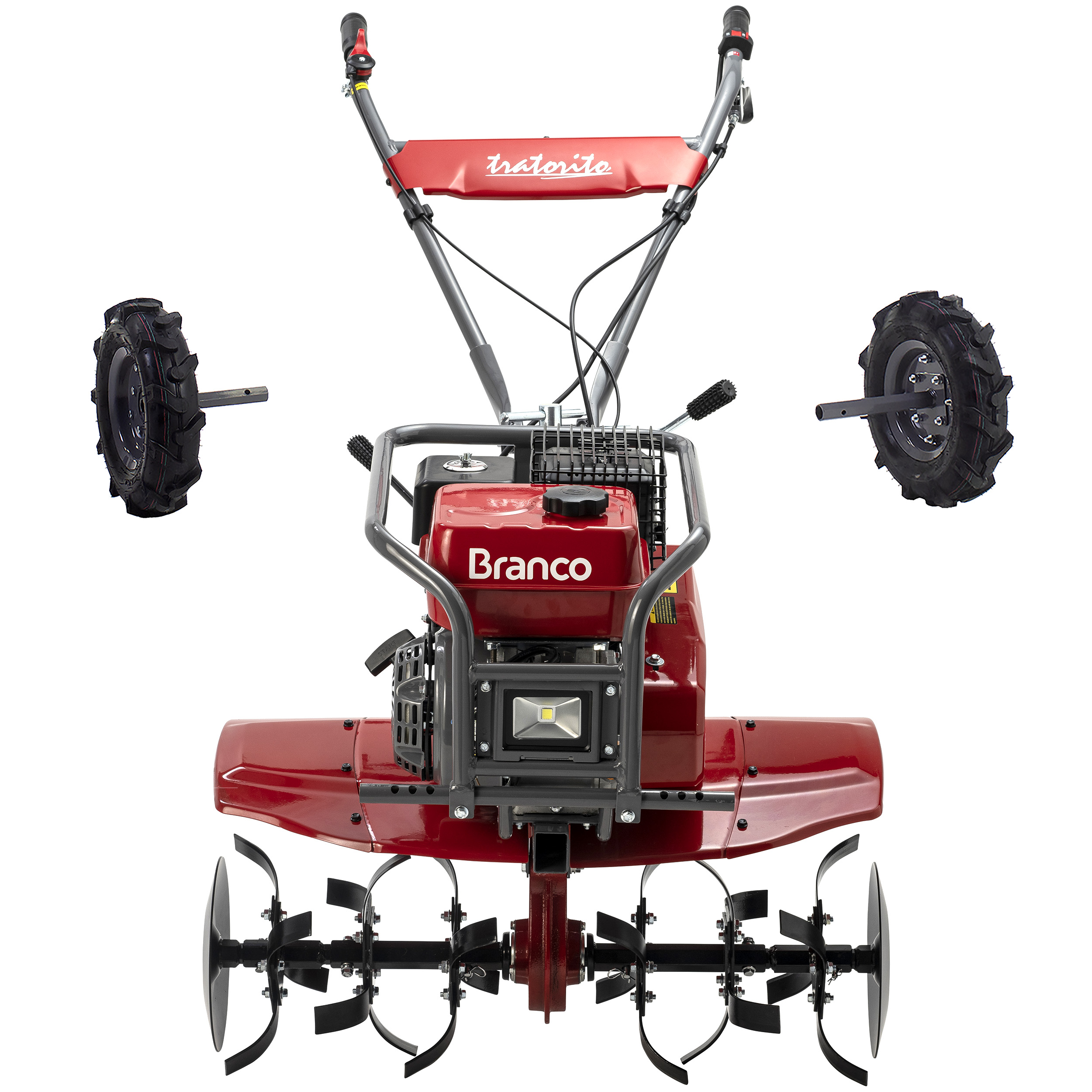 Motocultivador a Gasolina Branco Bttg7,5 Reduzido 3 Marchas 7,5hp 223cc ...