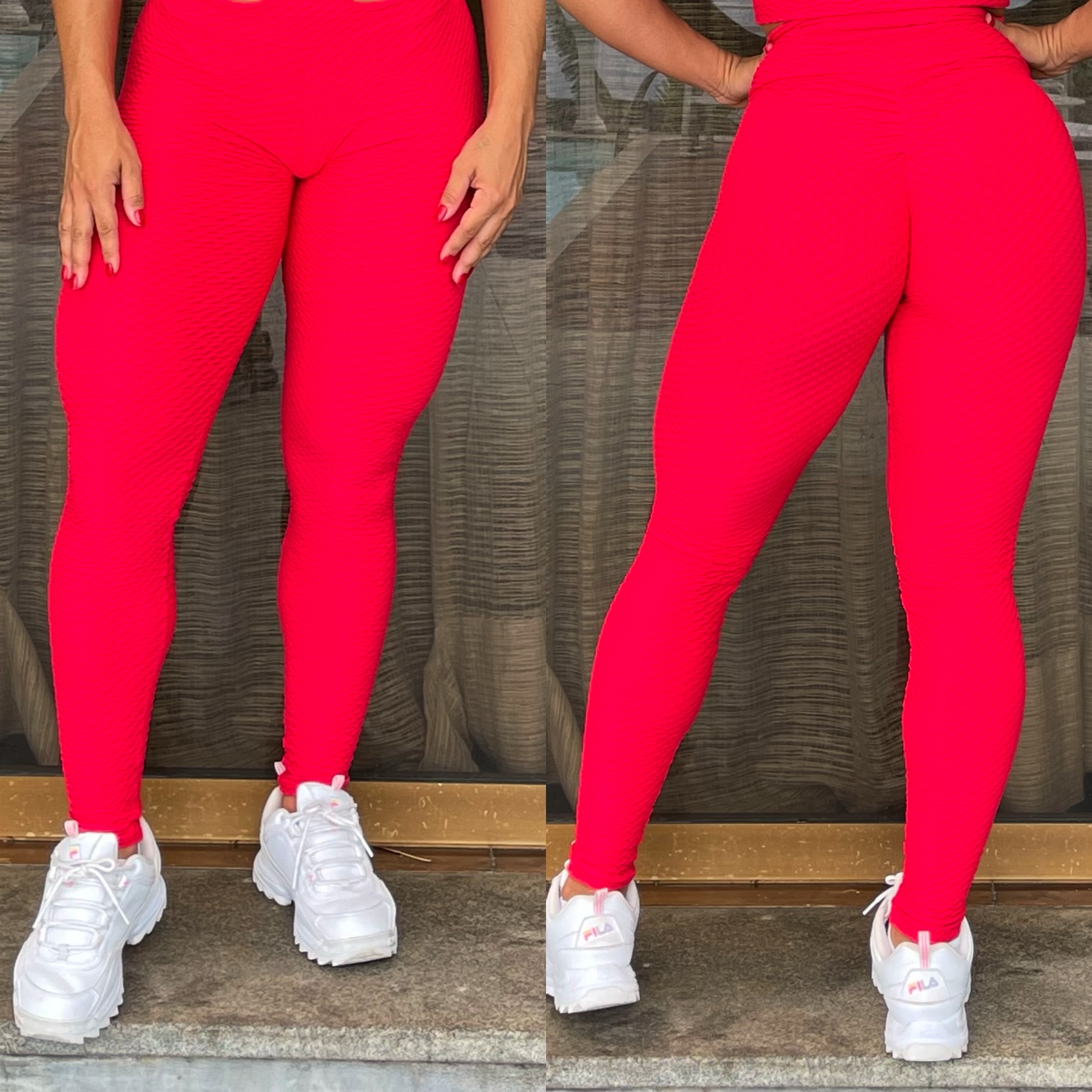 Calça legging modeladora poderosa vermelha - R$ 119.97, cor Vermelho (de  poliamida) #156208, compre agora