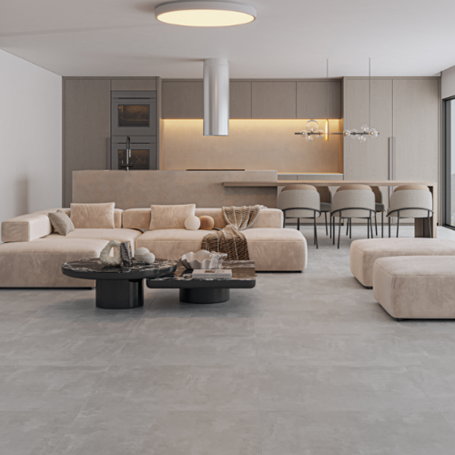 Porcelanato Acetinado Soft Concret Plus 83029 83x83cm Embramaco ...
