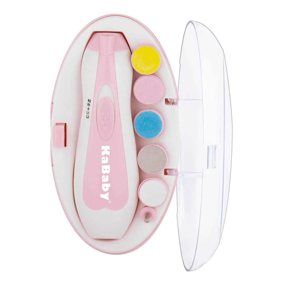Lixador de Unhas Elétrico para Bebê com Diversas Lixas e Estojo Rosa ...