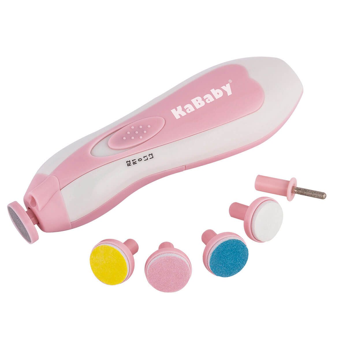 Lixador de Unhas Elétrico para Bebê com Diversas Lixas e Estojo Rosa ...