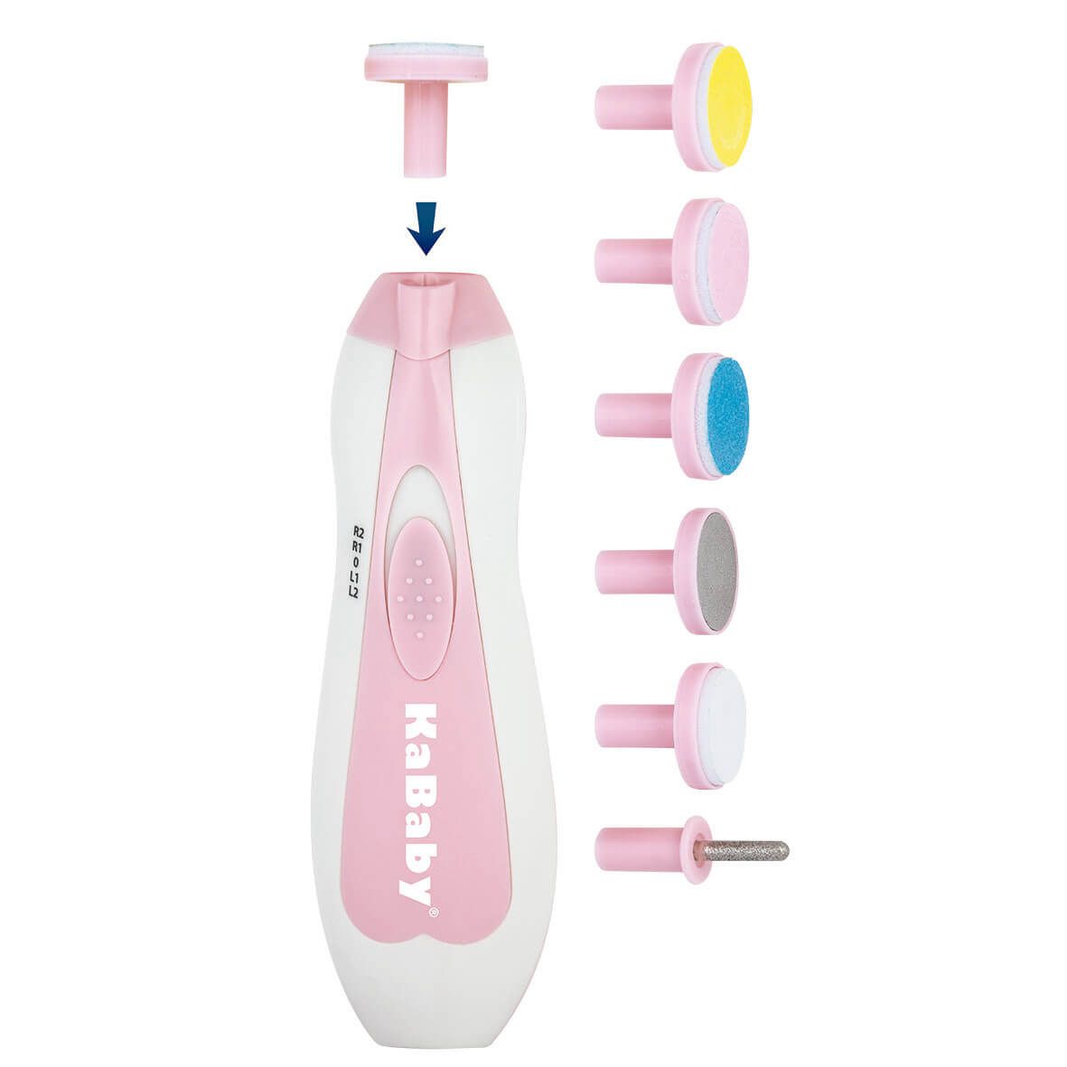Lixador de Unhas Elétrico para Bebê com Diversas Lixas e Estojo Rosa ...
