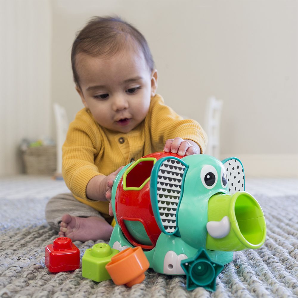 Brinquedo Interativo de Encaixe Elefante - Infantino - Tutti Amore - A ...