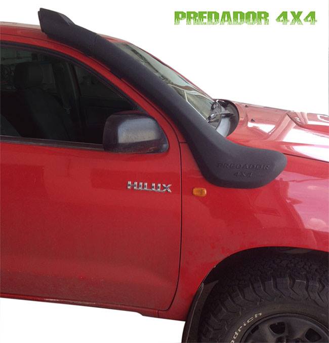 Snorkel Predador para Hilux e SW4 2005 a 2015 Kit Completo Jeep