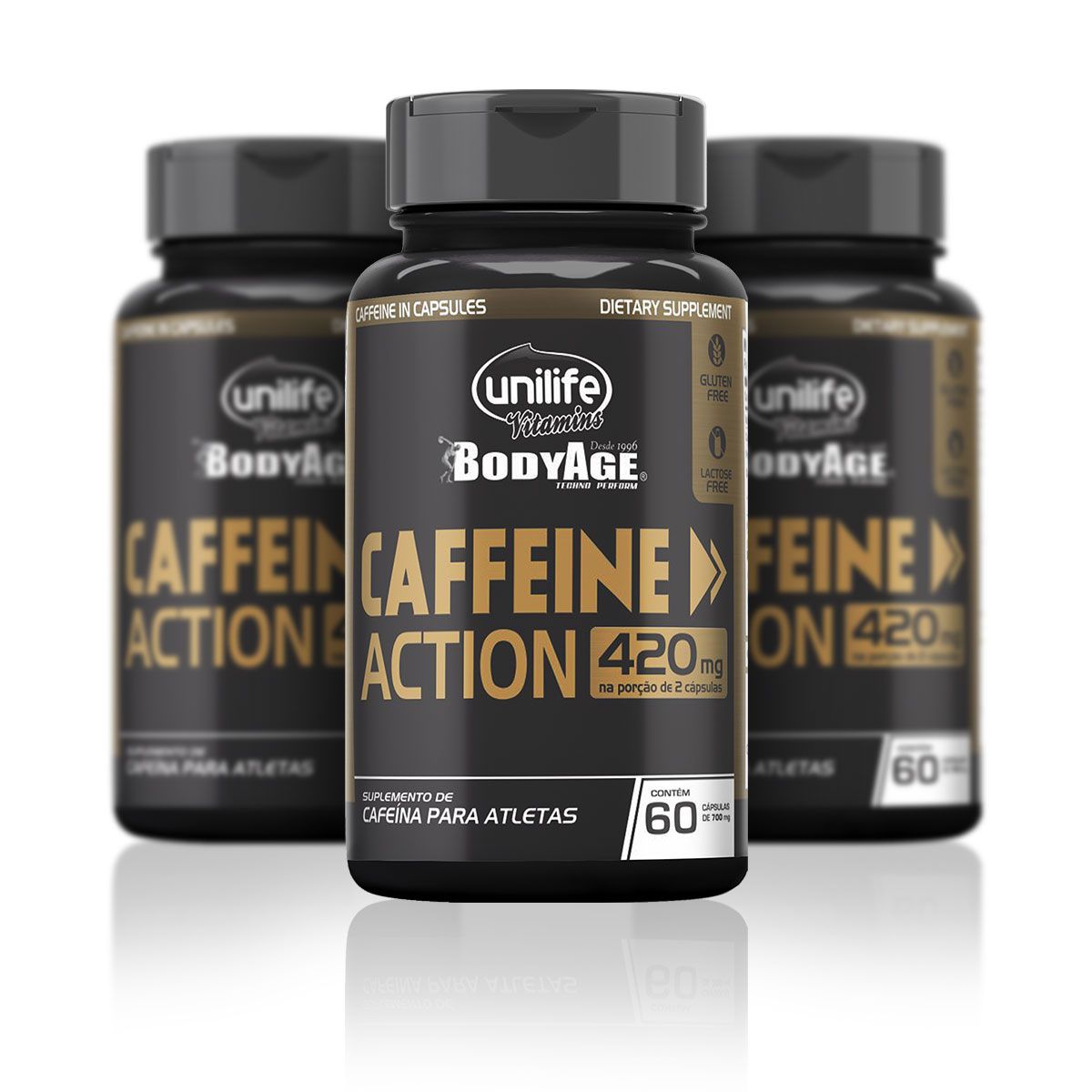 CAFFEINE ACTION - CAFEÍNA 60 CÁPSULAS 700 mg - Natuíris Casa de Produtos  Naturais