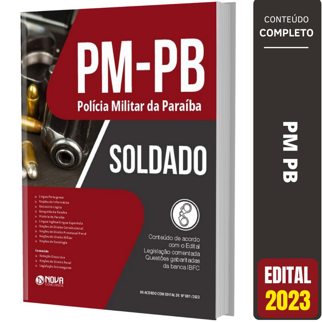 Concurso PM PB: Aula de História da Paraíba