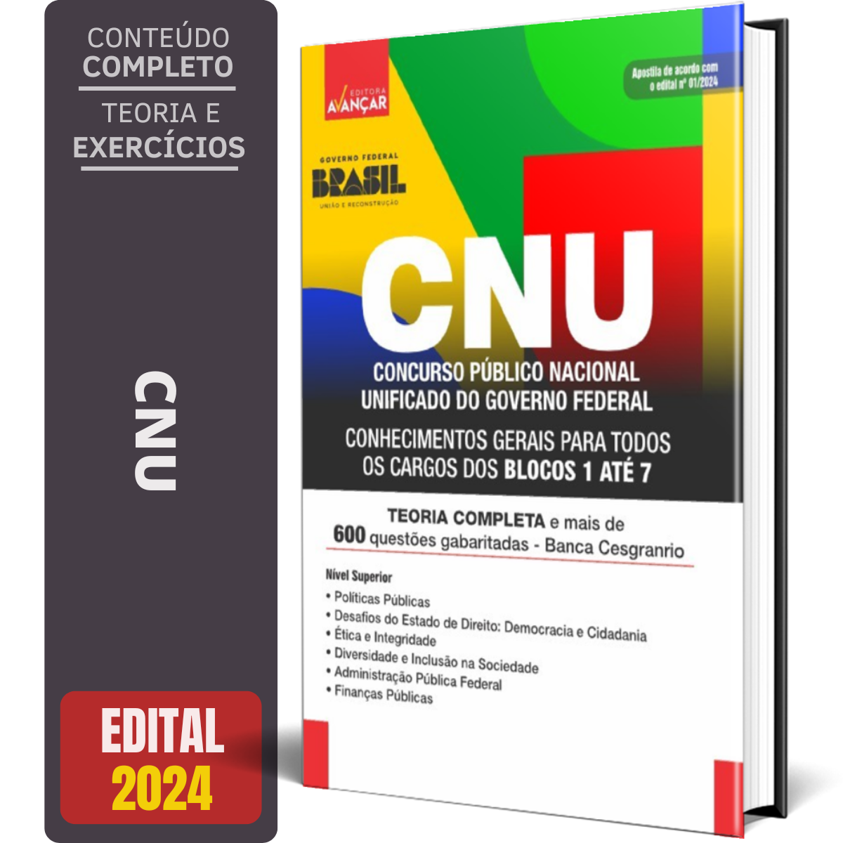 Apostila CNU 2024 Conhecimentos GERAIS Para Todos os BLOCOS Solução