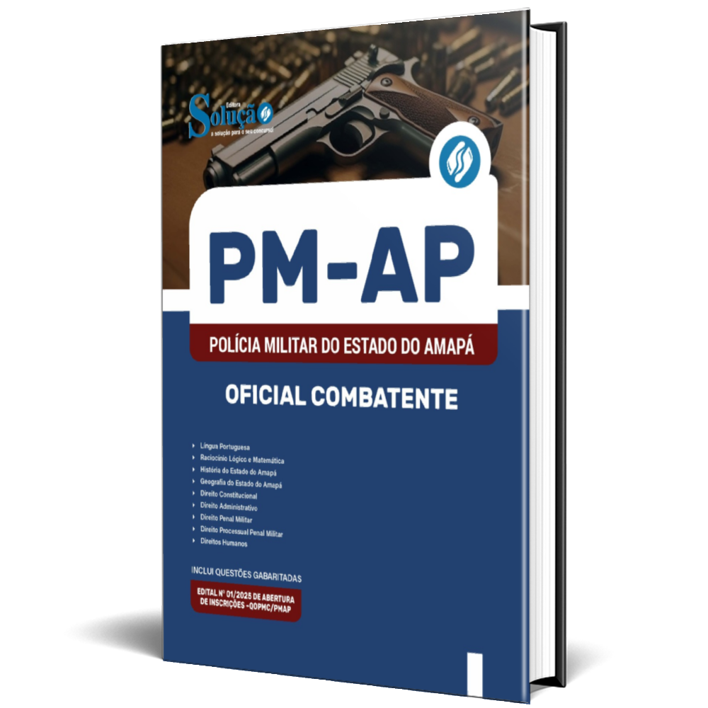 Apostila PM AP 2025 - Oficial Combatente - Solução Concursos ...