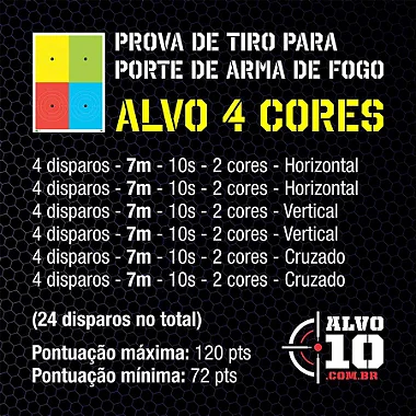 alvo-sat-4-cores-100-un-duplex-ballistiq-pro-230gr-alvo-10