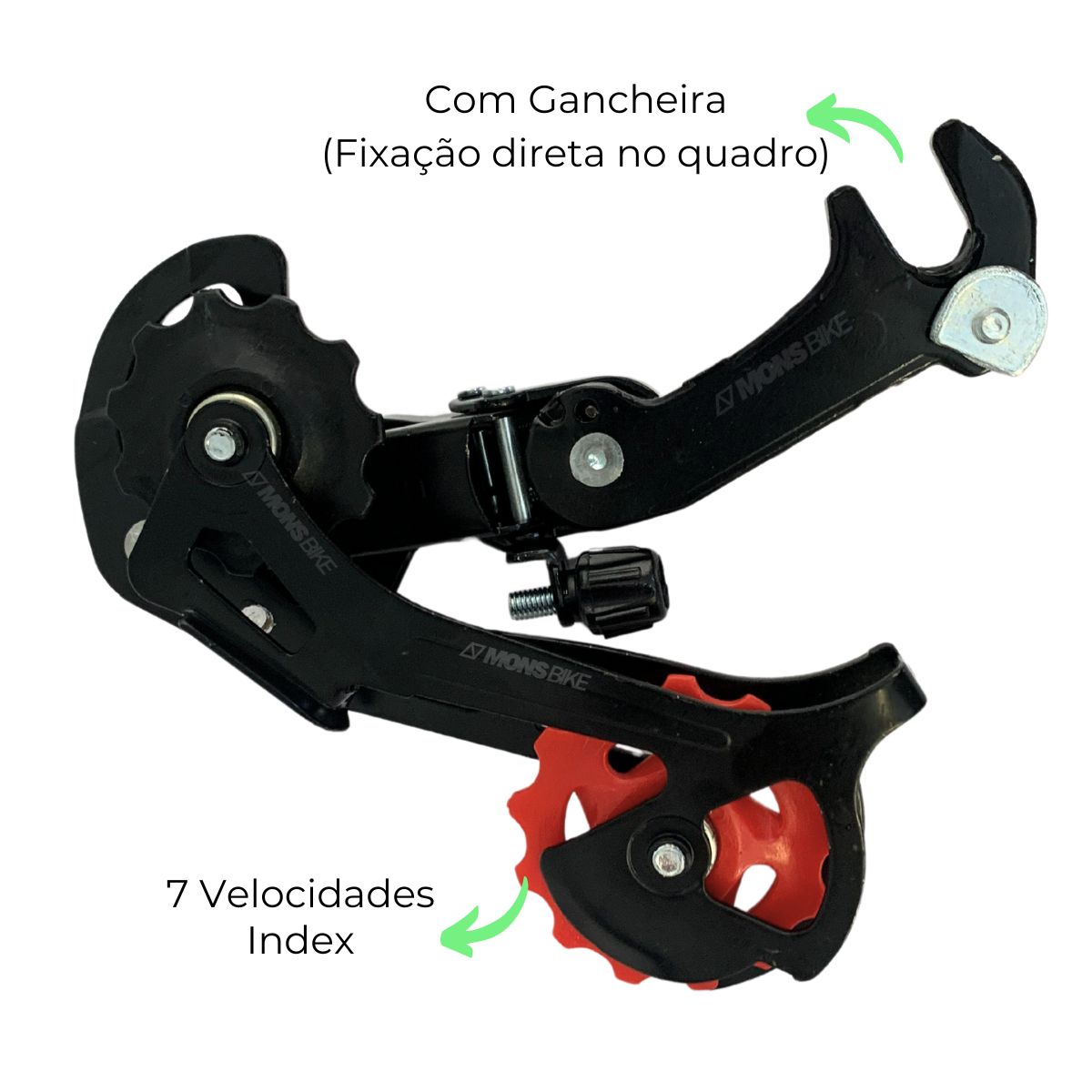 Câmbio bike, macaquinho bike, câmbio de bicicleta, câmbio traseiro