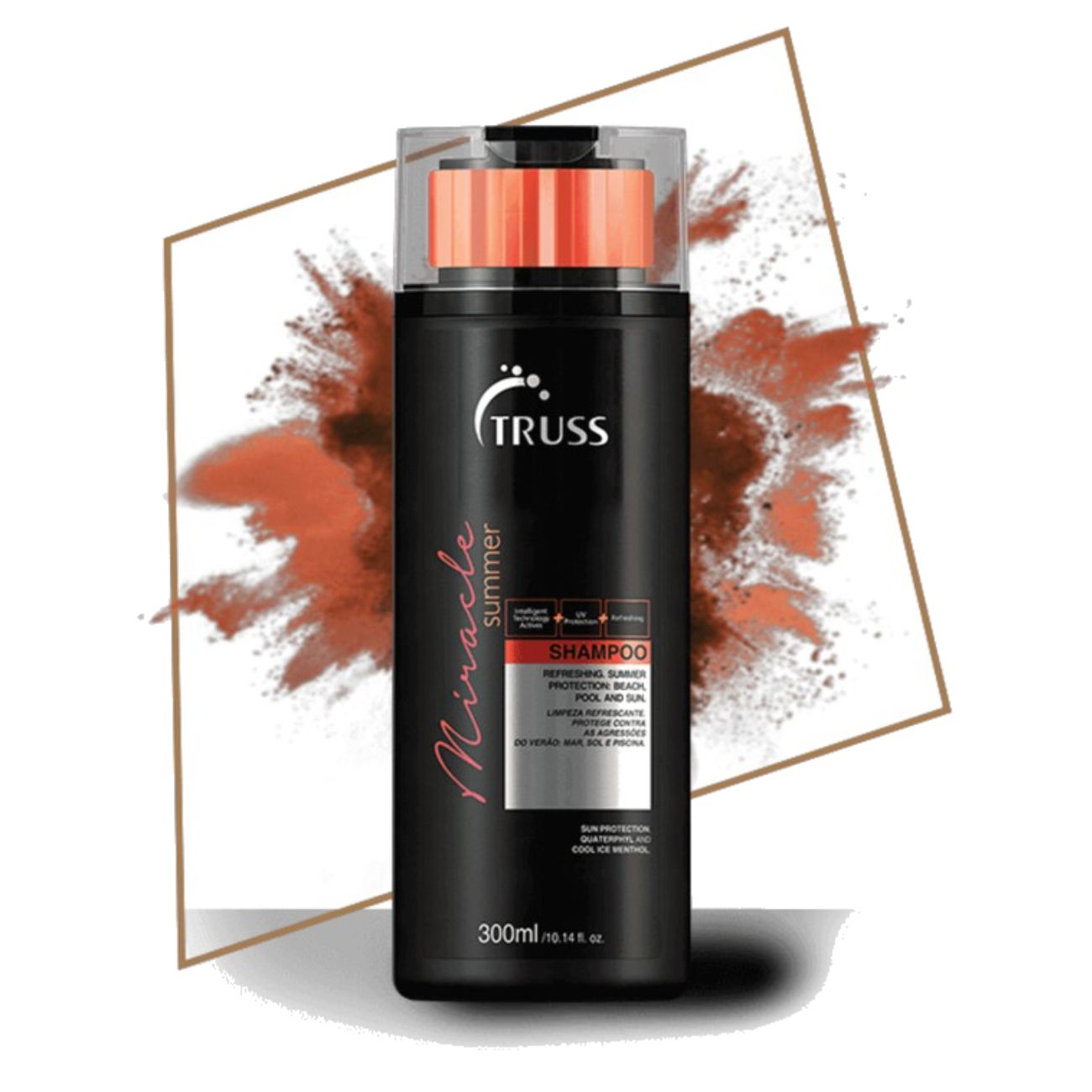 Shampoo de Limpeza Proteção Miracle Summer 300ml Truss Hair
