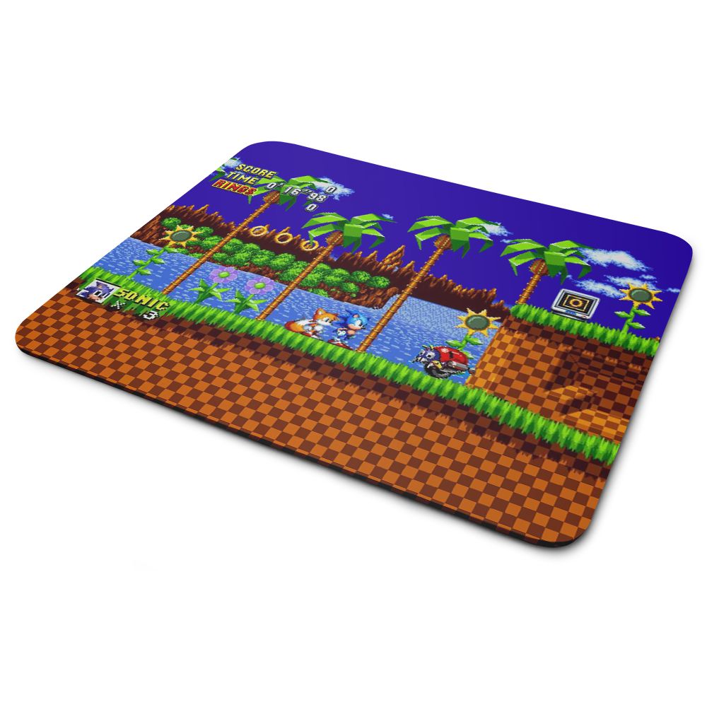 Mouse Pad 22x18cm Gamer Sonic The Hedgehog 177 em Promoção na Americanas