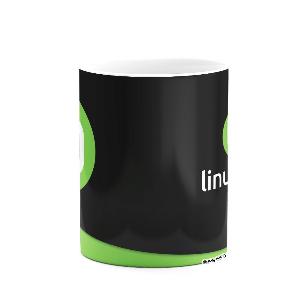 Caneca - Linux Mint B-dark - JPS INFO