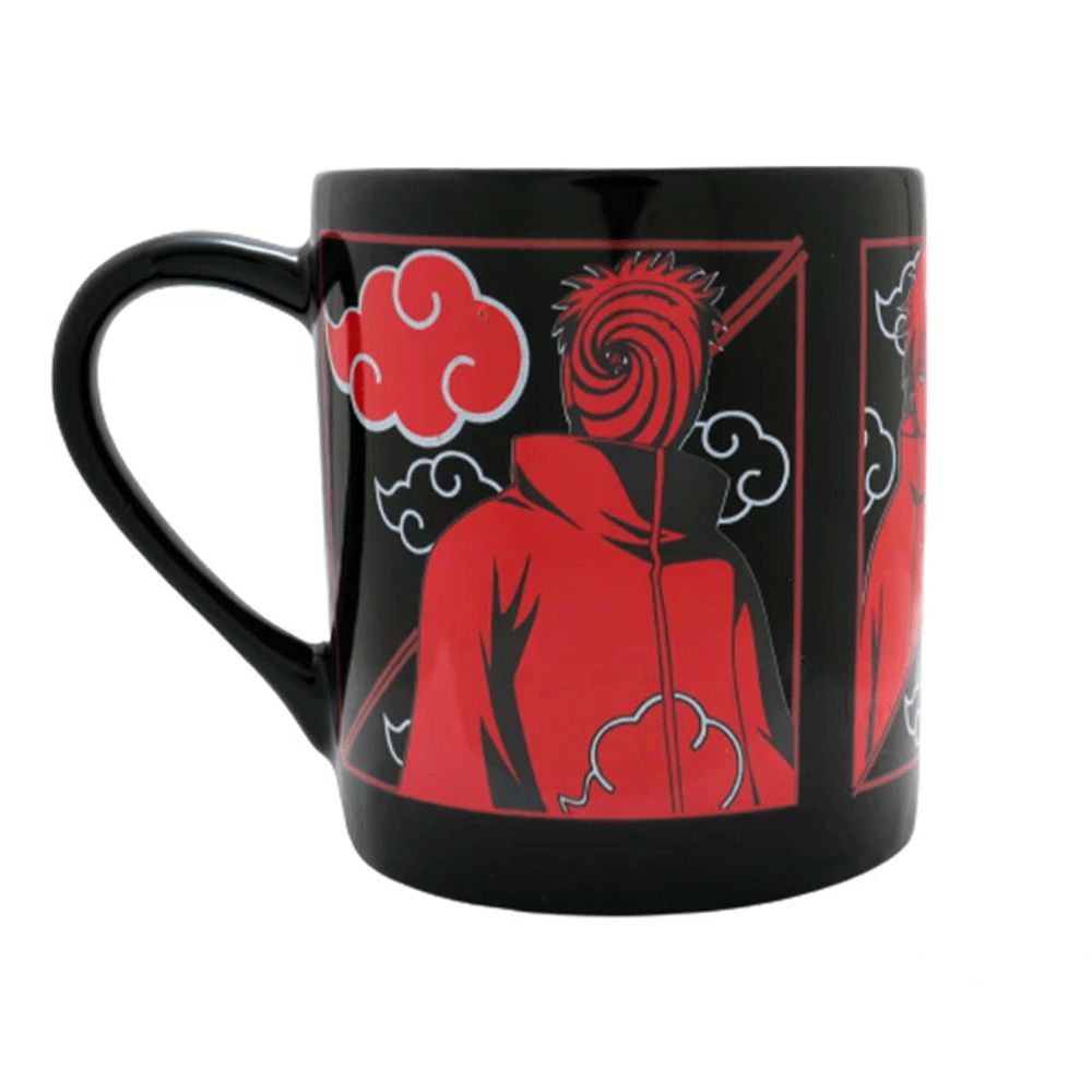 Caneca Naruto Akatsuki Quinteto 300ml - Loja Life Geek